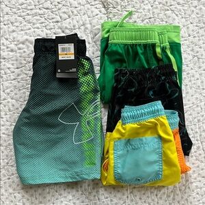 Size 8 under armour Colorful Boys' Swim Shorts Set